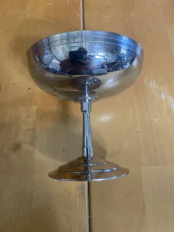 Série de 6 coupes a glace rémy letang inox design vintage #e407