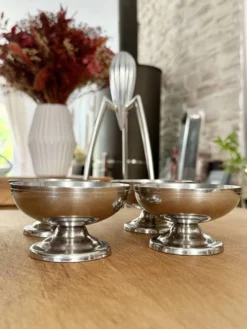 Série de 4 coupes à glace vintage Letang Remy