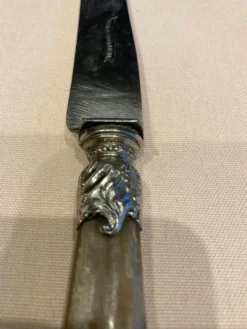 Série de 12 couteaux à manche en corne