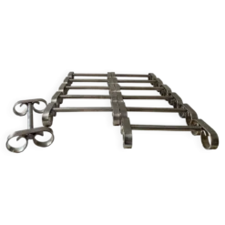 Série de 12 porte couteau vintage en inox
