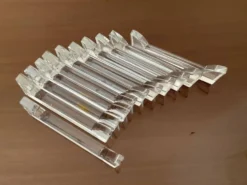 Série de 11 porte-couteau vintage en cristal