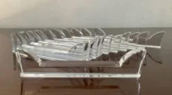 Série de 11 porte-couteau vintage en cristal