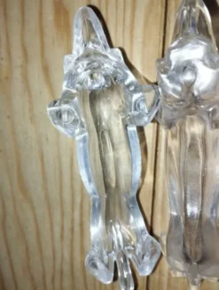 Série de 12 porte-couteaux Danone – Chiens – Bakélite / plastique dur – Ann