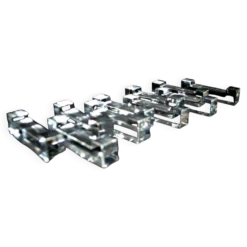 Série de 10 porte-couteaux design en cristal modèle épuré