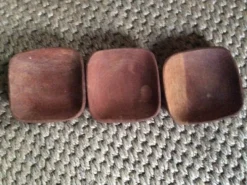 Série de 6 ramequins en bois