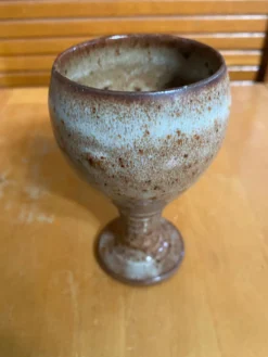 Série de 4 tasses roger jacques grès st amand made in france vintage #