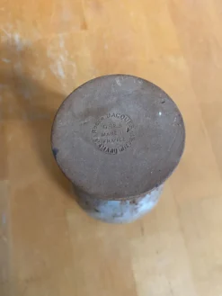 Série de 4 tasses roger jacques grès st amand made in france vintage #