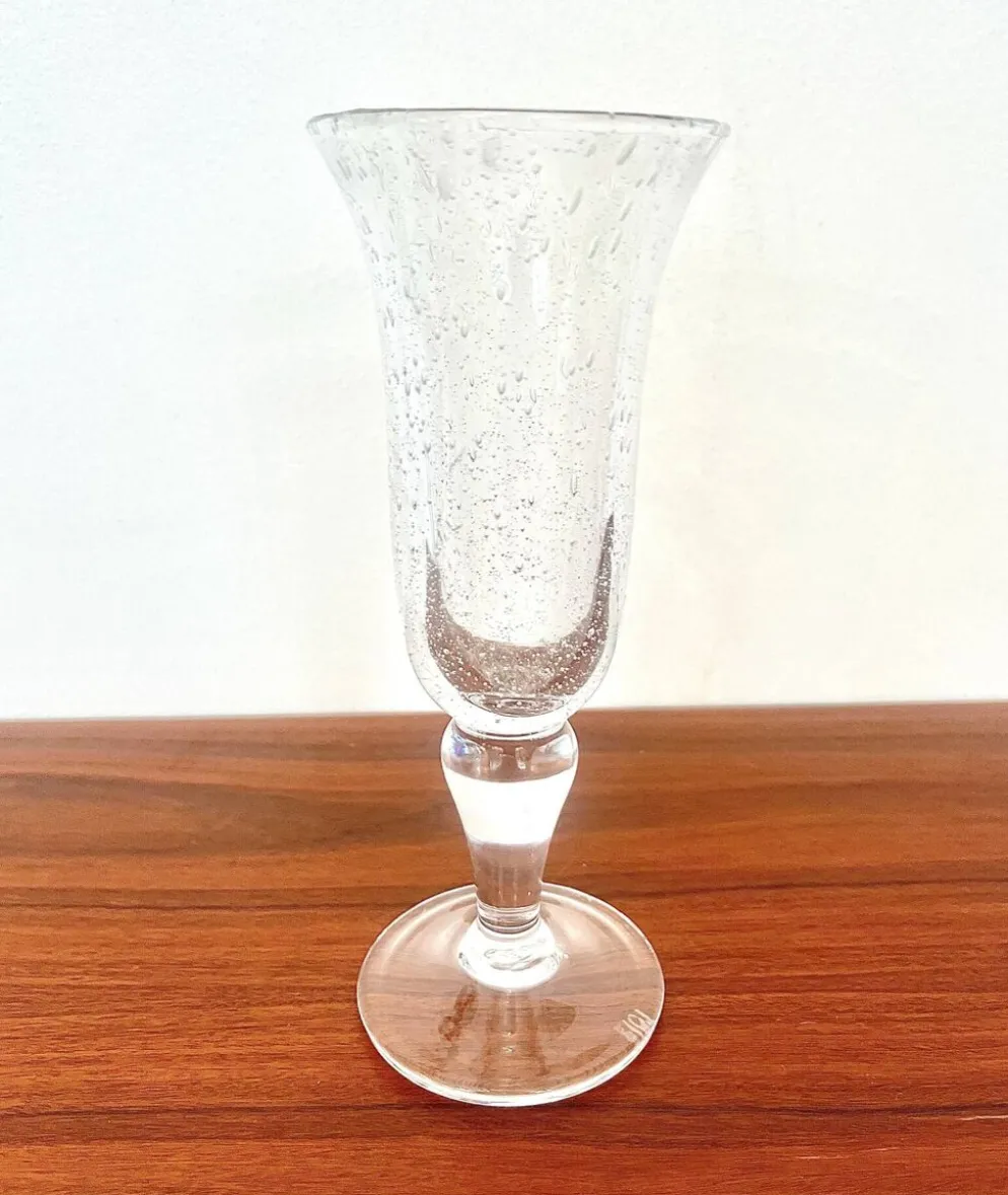 Série de 6 verres Biot signés