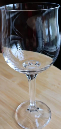 Série de 6 verres à vin vintage en cristal de Bohême - Modèle Diana