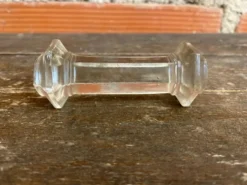 Série 6 Porte Couteaux Ancien Verre Moulé Art de Table Vintage
