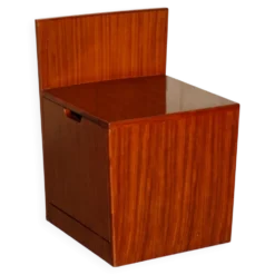 Starbay living the legend la desirade coiffeuse pliante cuir et acajou