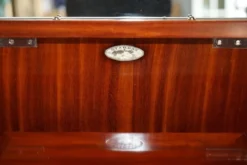 Starbay living the legend la desirade coiffeuse pliante cuir et acajou