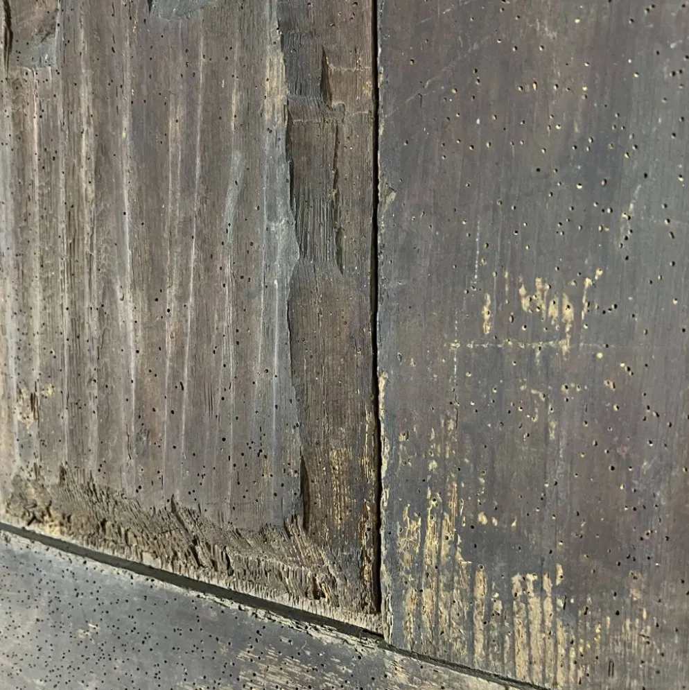 Stipo Monetiere, Piemont XVIIe meuble cabinet à 8 tiroirs, en noyer, Italie