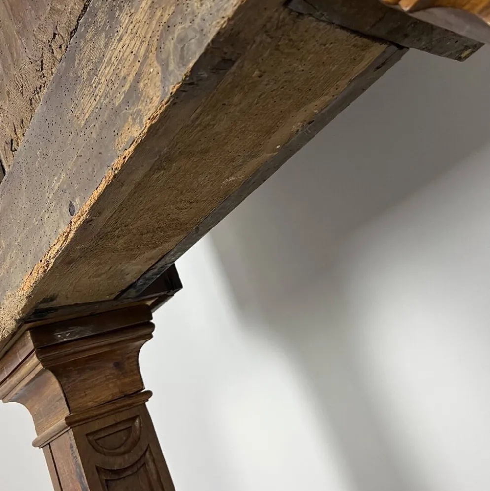 Stipo Monetiere, Piemont XVIIe meuble cabinet à 8 tiroirs, en noyer, Italie