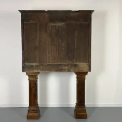 Stipo Monetiere, Piemont XVIIe meuble cabinet à 8 tiroirs, en noyer, Italie