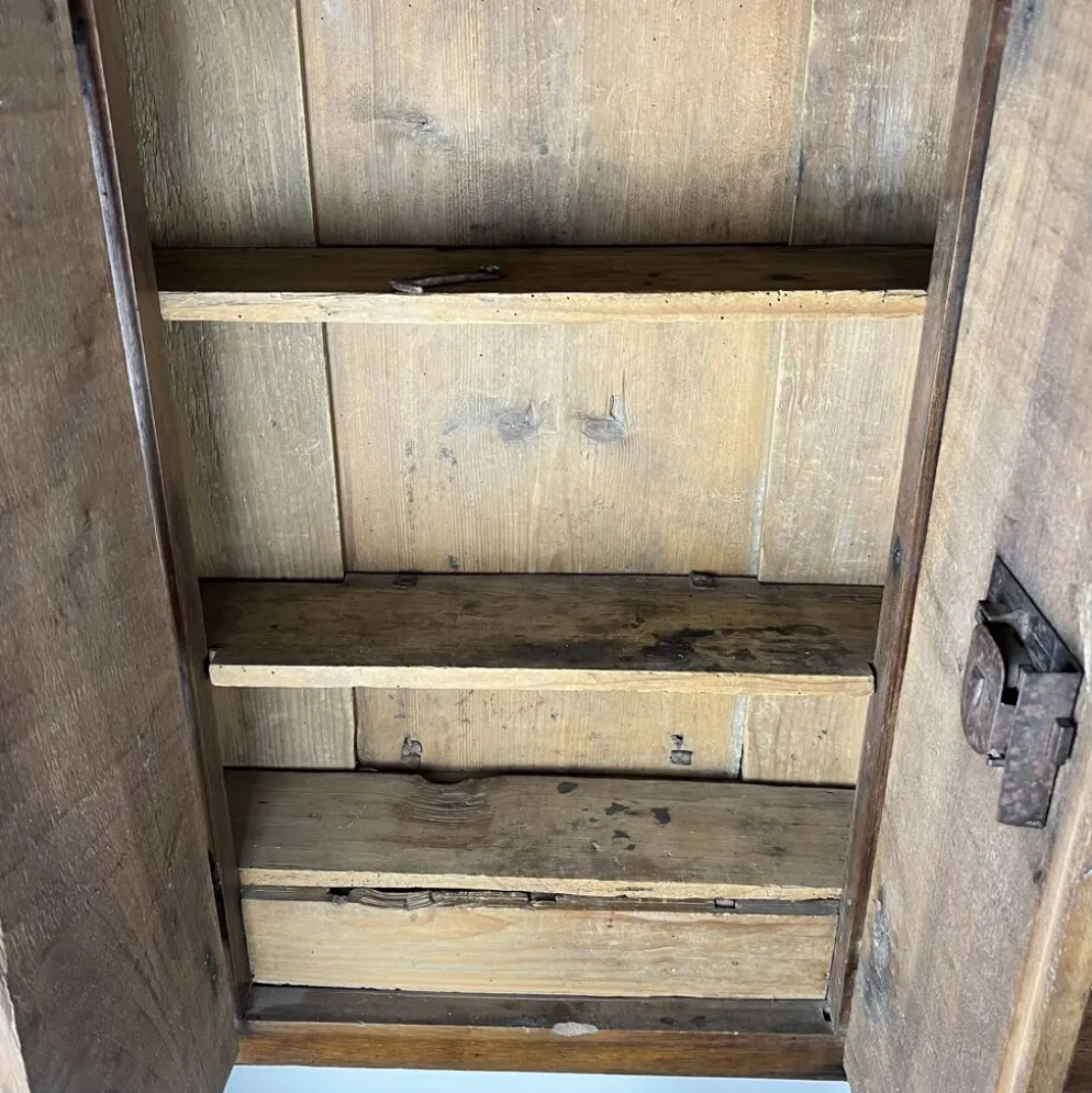 Stipo Monetiere, Piemont XVIIe meuble cabinet à 8 tiroirs, en noyer, Italie