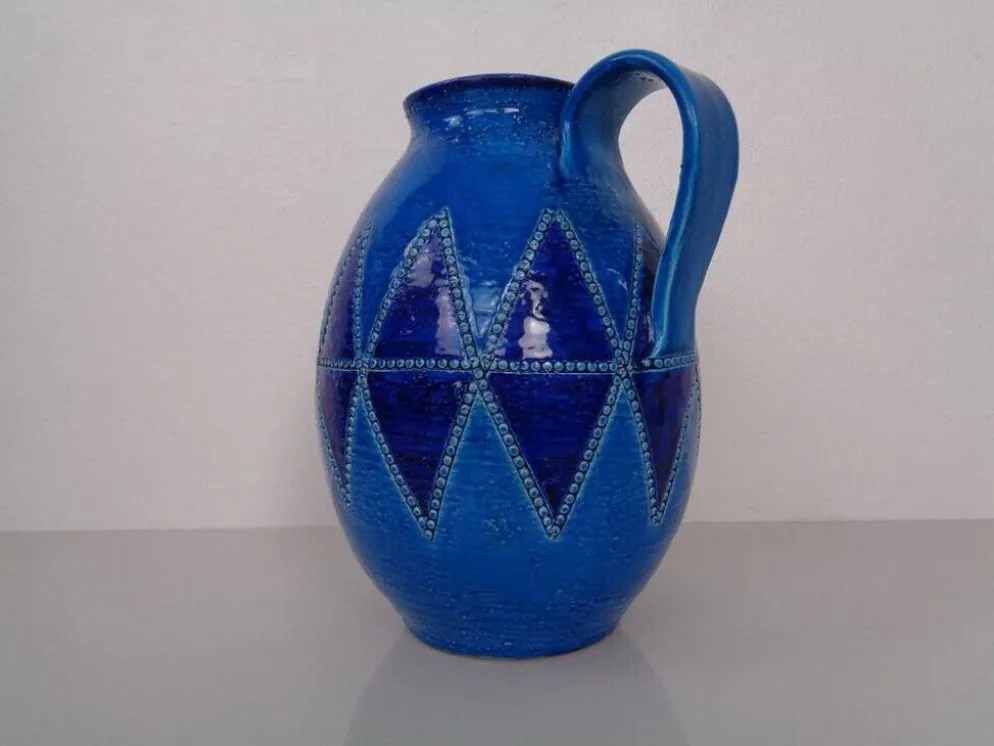 Studio Ceramic Jug by Aldo Londi for Bitossi, Italy, 1960s