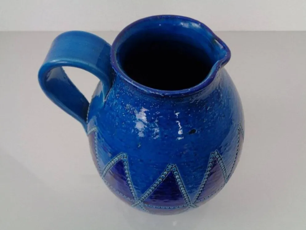 Studio Ceramic Jug by Aldo Londi for Bitossi, Italy, 1960s