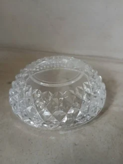 Sucrier ancien en cristal d'Arques