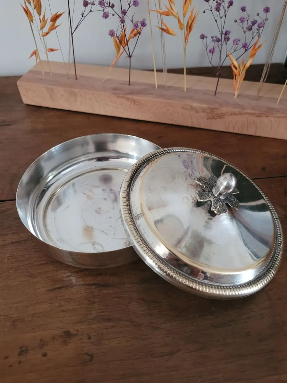 Sucrier argenté Bossi Silverplate Italy