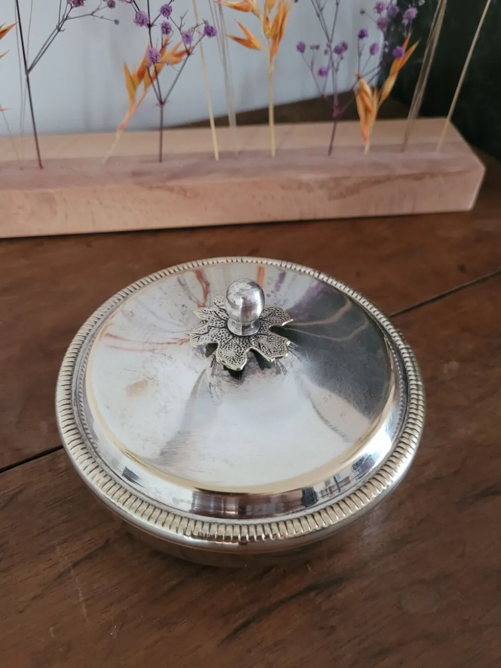 Sucrier argenté Bossi Silverplate Italy