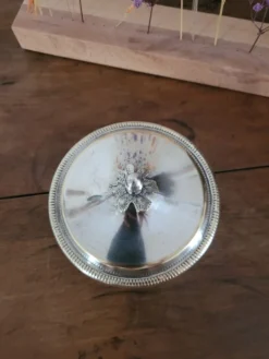Sucrier argenté Bossi Silverplate Italy