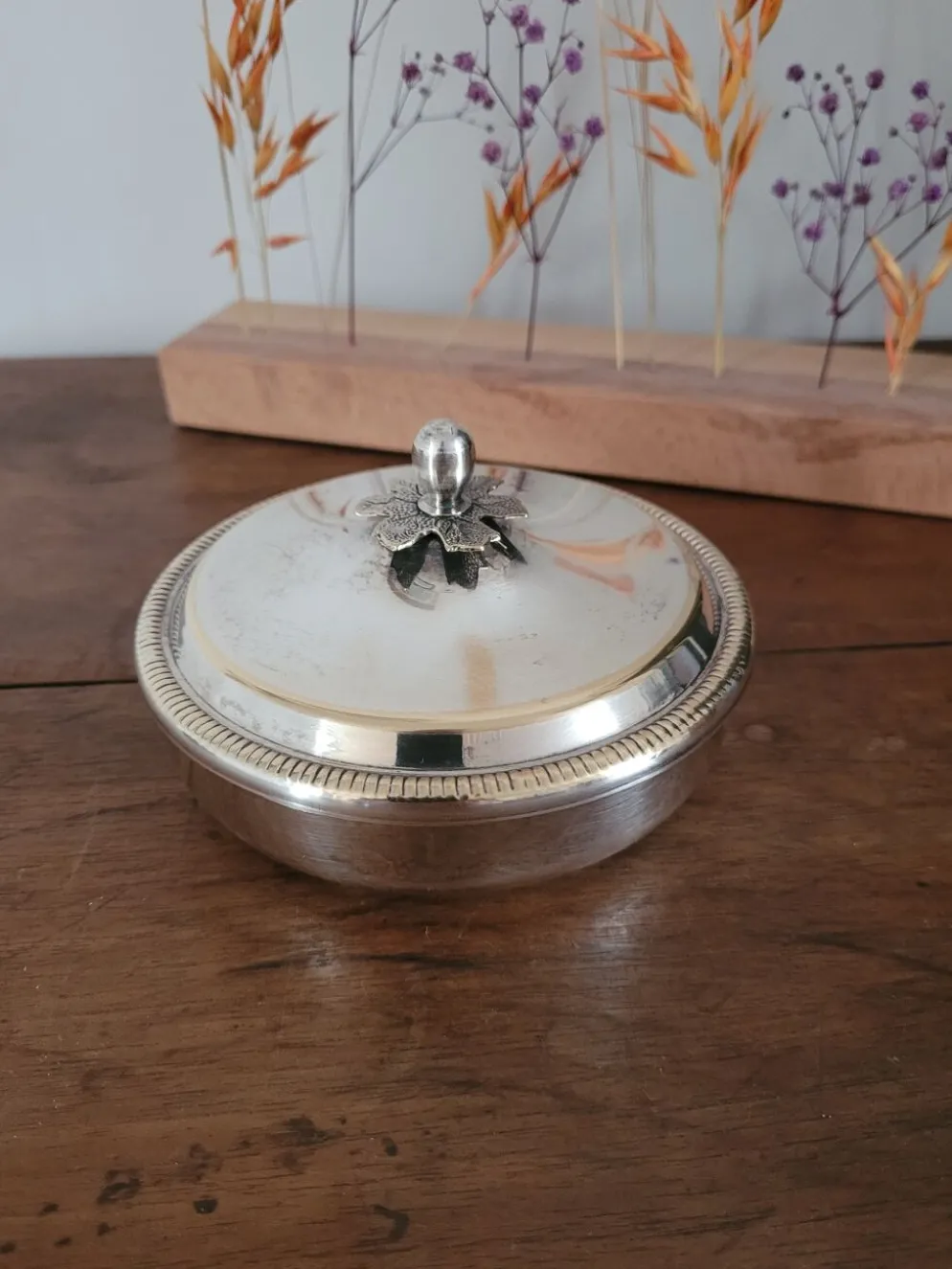 Sucrier argenté Bossi Silverplate Italy