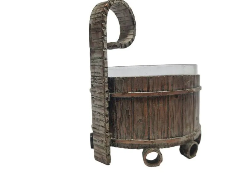 Sucrier Art Déco de Hefra, Pologne, années 1970
