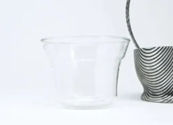 Sucrier Art Déco, en laiton argenté, Szandrik, Hongrie, années 1930