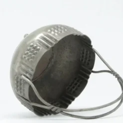 Sucrier Art Déco, en laiton argenté, Pologne, années 1920