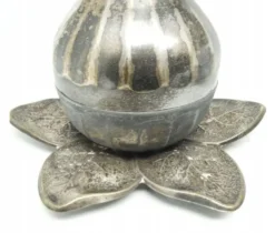 Sucrier, Art Déco, laiton argenté, Szandrik, Hongrie, années 1930