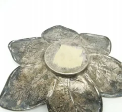 Sucrier, Art Déco, laiton argenté, Szandrik, Hongrie, années 1930