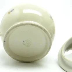 Sucrier Art Déco, porcelaine, Pologne, années 1920