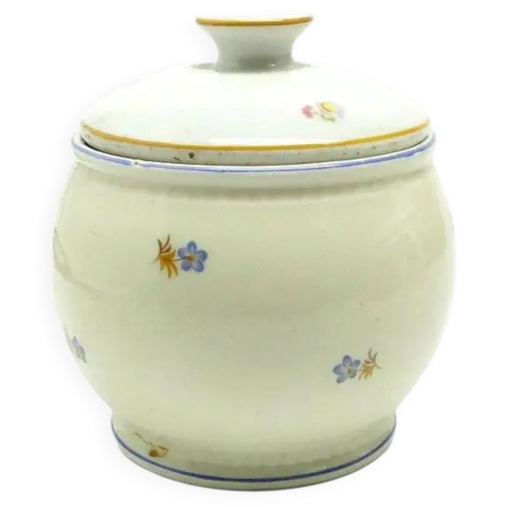 Sucrier Art Déco, porcelaine, Pologne, années 1920