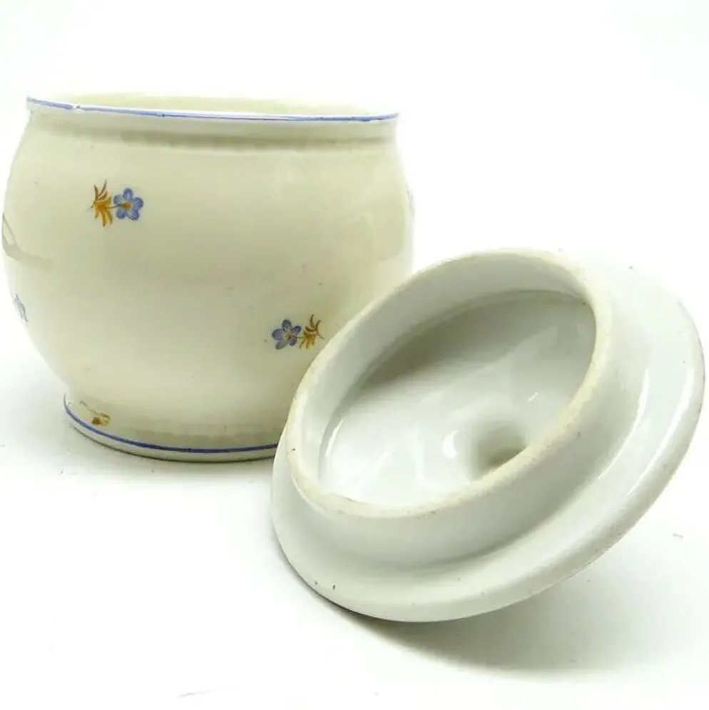 Sucrier Art Déco, porcelaine, Pologne, années 1920