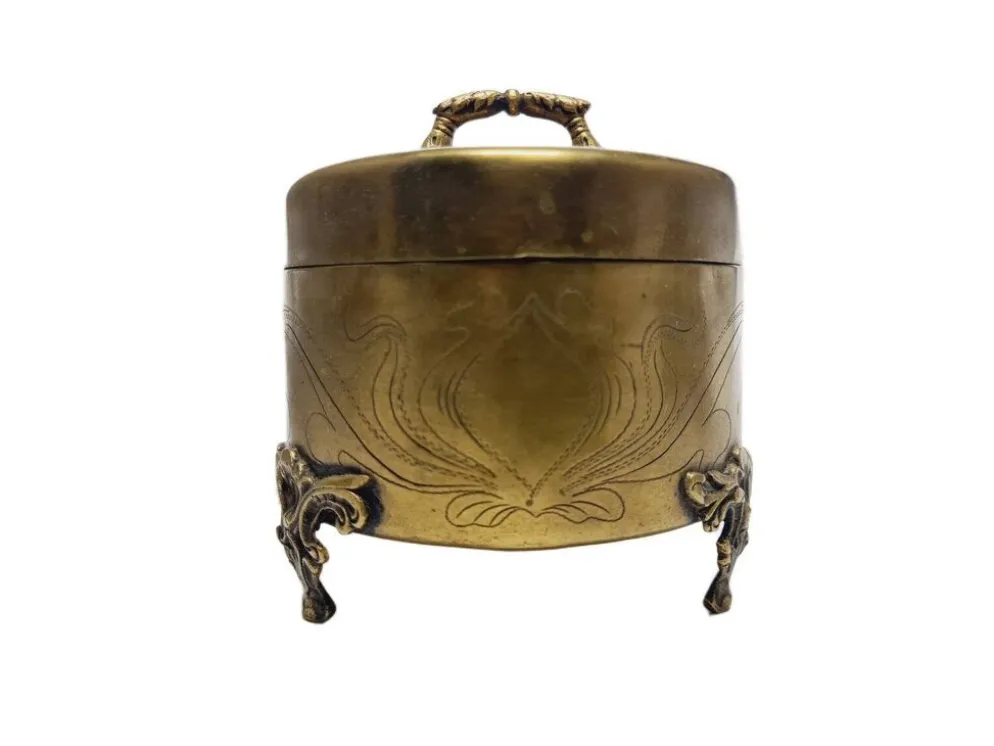 Sucrier Art Nouveau de Szandrik, Hongrie, années 1890.