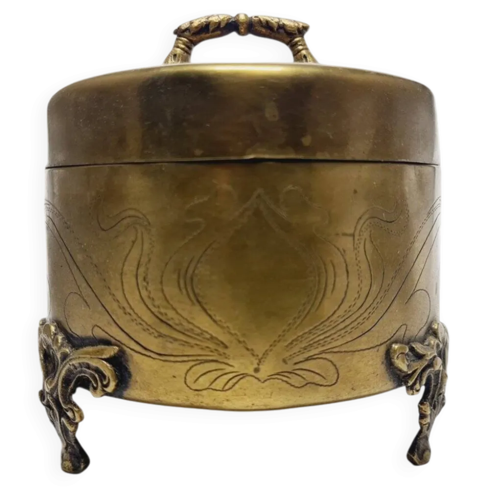 Sucrier Art Nouveau de Szandrik, Hongrie, années 1890.