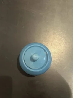 Sucrier bleu vintage