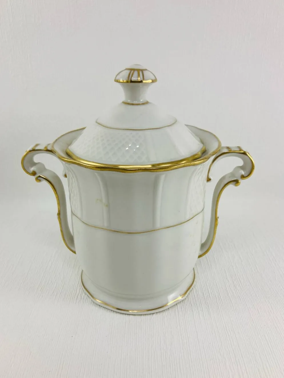 Sucrier Couvert Porcelaine de Limoges Bernardaud B&C Service Malmaison