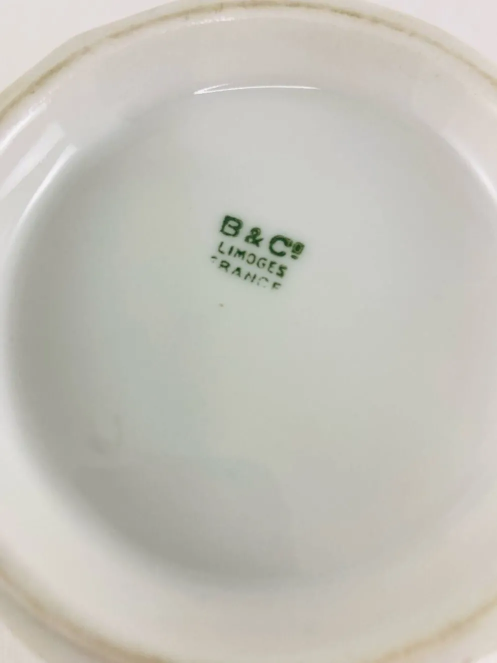 Sucrier Couvert Porcelaine de Limoges Bernardaud B&C Service Malmaison