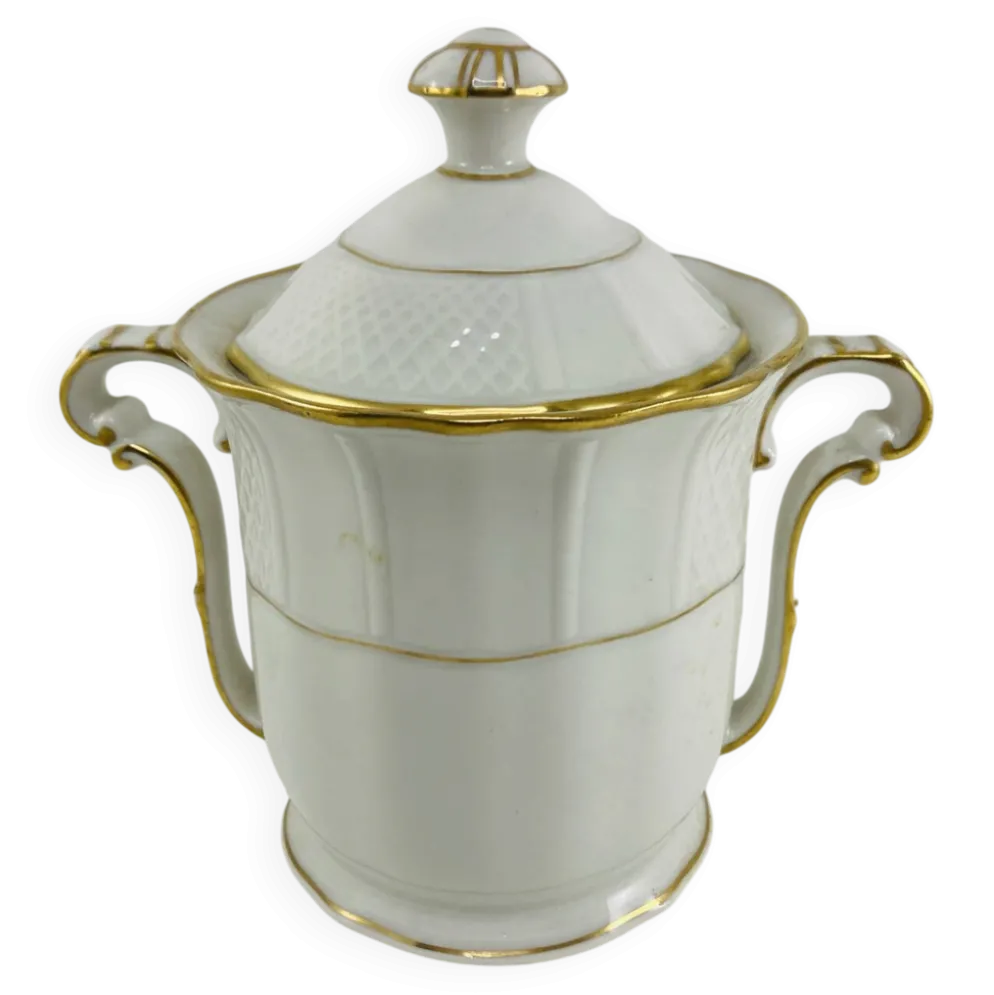 Sucrier Couvert Porcelaine de Limoges Bernardaud B&C Service Malmaison