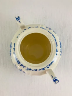 Sucrier Couvert Villeroy et Boch Mettlach Burgenland bleu