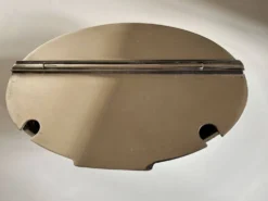Sucrier de palace design italien 1960 métal argenté Broggi