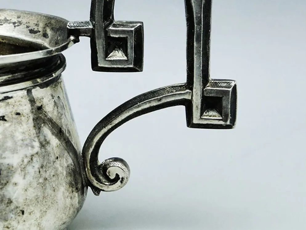 Sucrier en argent Biedermeier, Autriche, 19e siècle