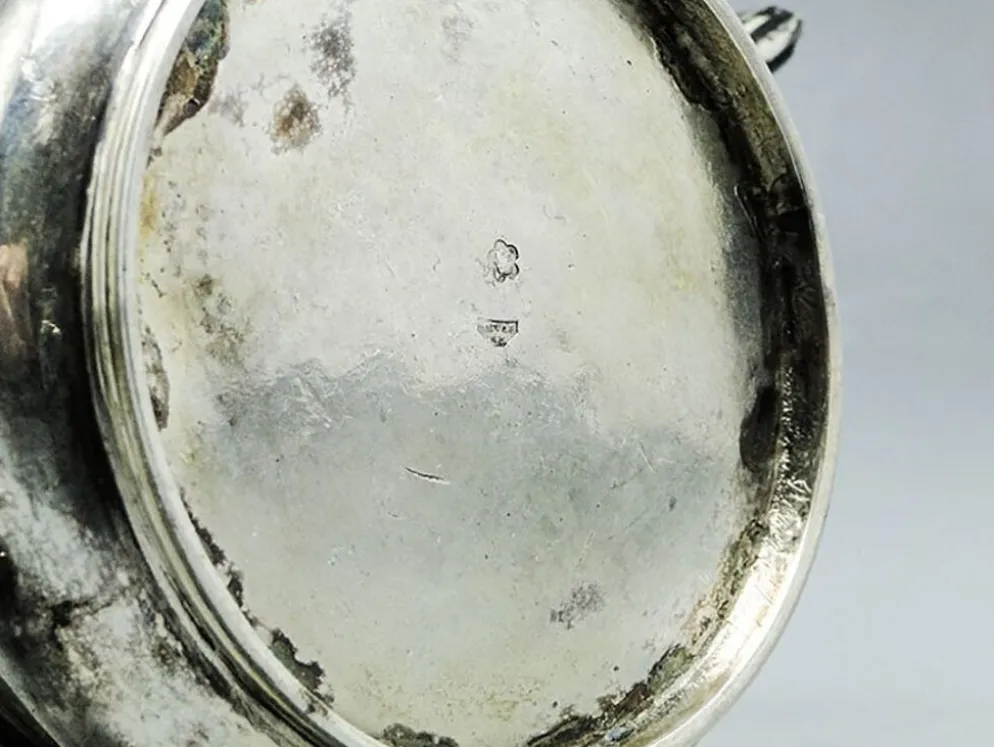 Sucrier en argent Biedermeier, Autriche, 19e siècle