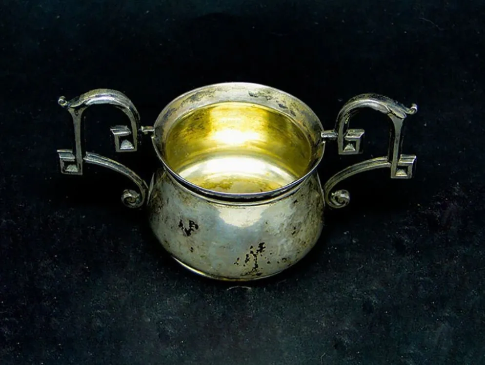 Sucrier en argent Biedermeier, Autriche, 19e siècle