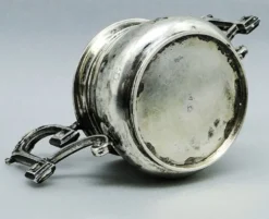 Sucrier en argent Biedermeier, Autriche, 19e siècle