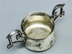 Sucrier en argent Biedermeier, Autriche, 19e siècle