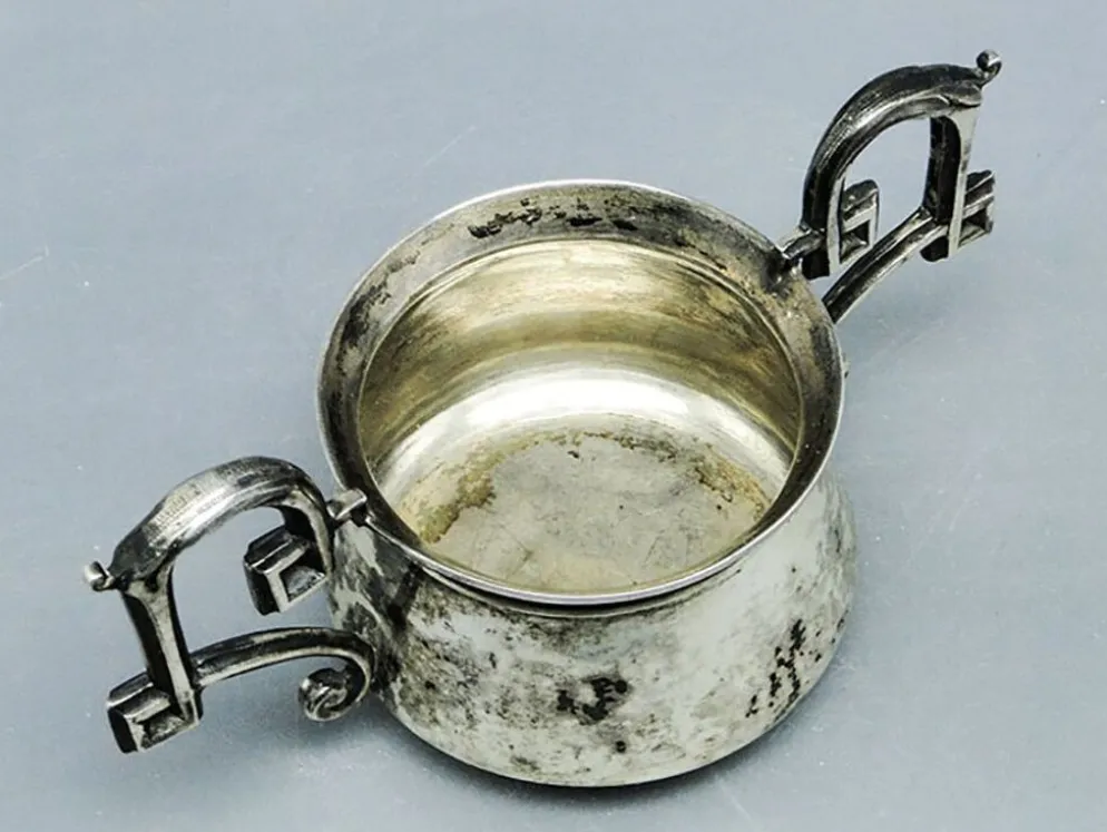 Sucrier en argent Biedermeier, Autriche, 19e siècle