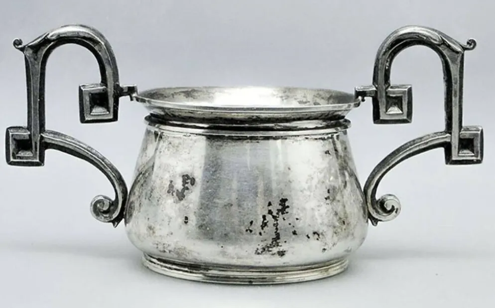 Sucrier en argent Biedermeier, Autriche, 19e siècle